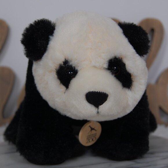Wild Republic K&M 12" Black White Panda Plush Cheyenne Mountain Zoo Tag - Picture 1 of 10